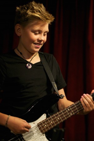 Boy On Bass Guitar